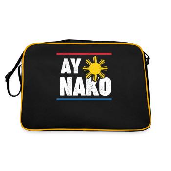 Filipino Pride Pinoy Pride Ay Nako - Sac Retro - noir/or - Dos