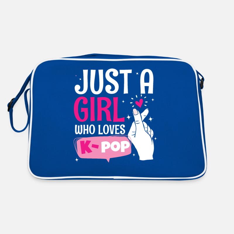 K Pop Mädchen Das Kpop Liebt Retro Tasche