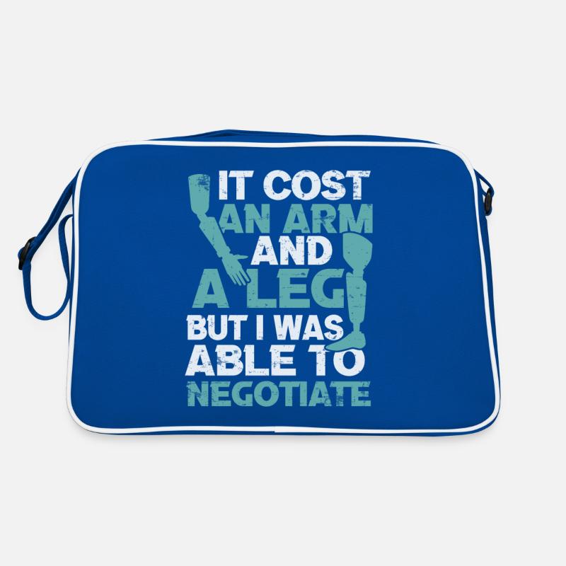 Amputation Rollstuhl Retro Tasche