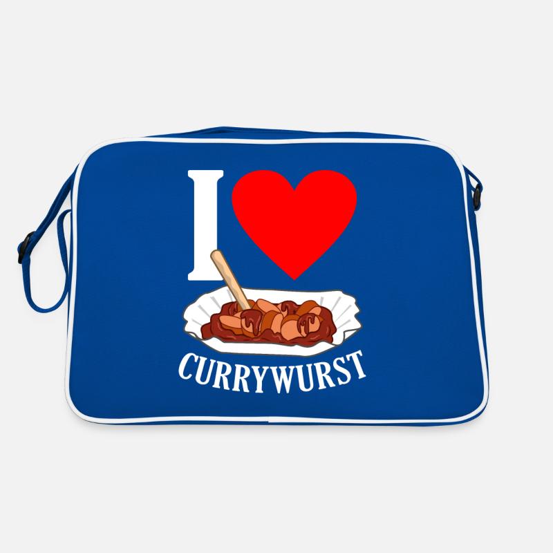 Currywurst Retro Tasche