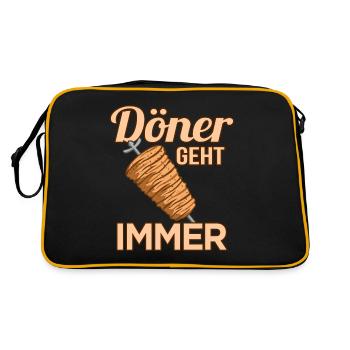 Döner - Sac Retro - noir/or - Dos