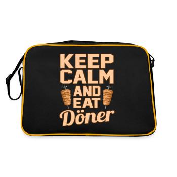 Döner - Sac Retro - noir/or - Dos