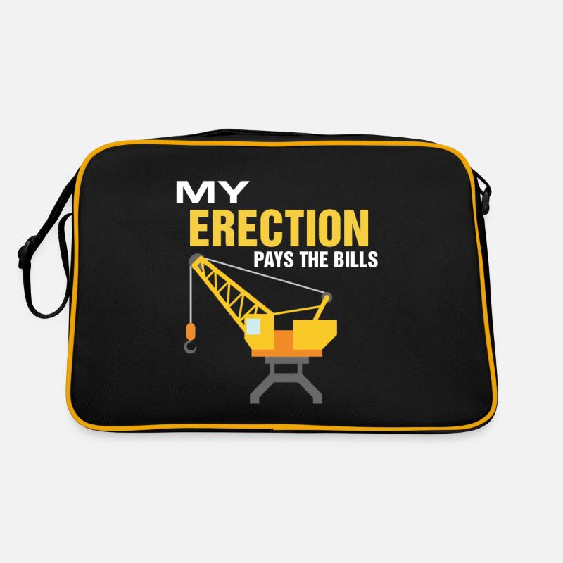 Mon érection paie les factures rigger huile Sac Retro