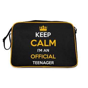 Official Teen Gift - Retro Bag - black/gold - Back