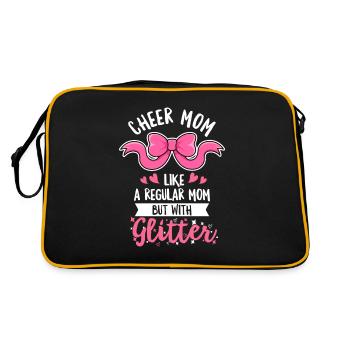 Cheer Maman Design pour votre cheerleading maman - Sac Retro - noir/or - Dos