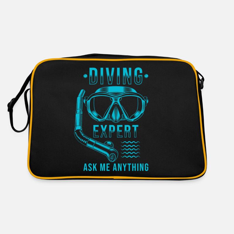 Diver Diving Gift Retro Bag