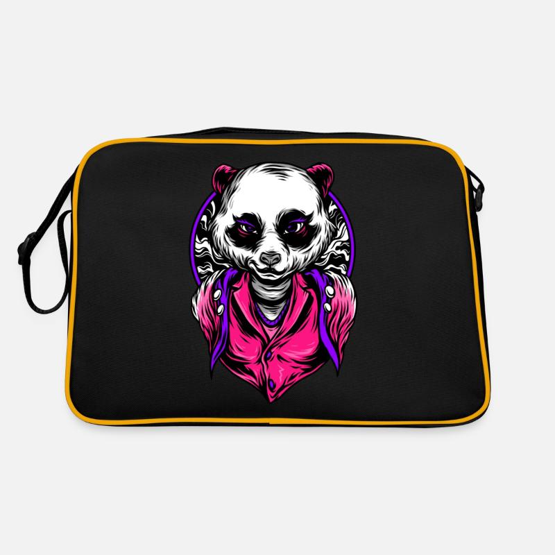 Stylish Panda Panda Bear Bear No.16 Retro Bag