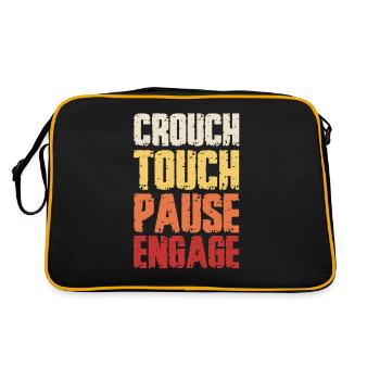 Rugby - Retro Bag - black/gold - Back