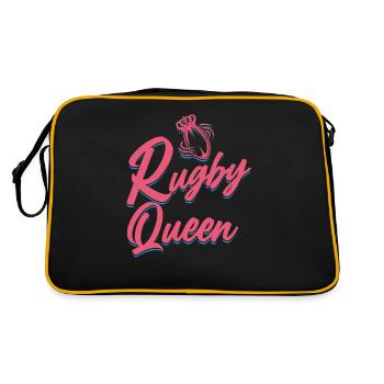 Rugby - Retro Bag - black/gold - Back