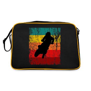 Supermoto / Supermotard / Supermoto Wheelie - Retro Bag - black/gold - Back