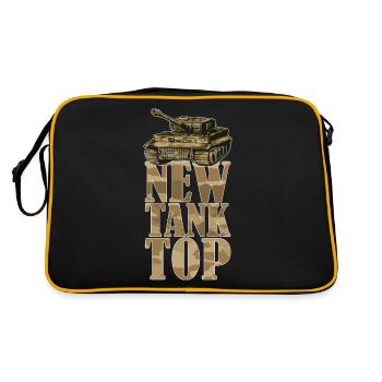Blindé blindé blindé proverbe militaire cadeau - Sac Retro - noir/or - Dos
