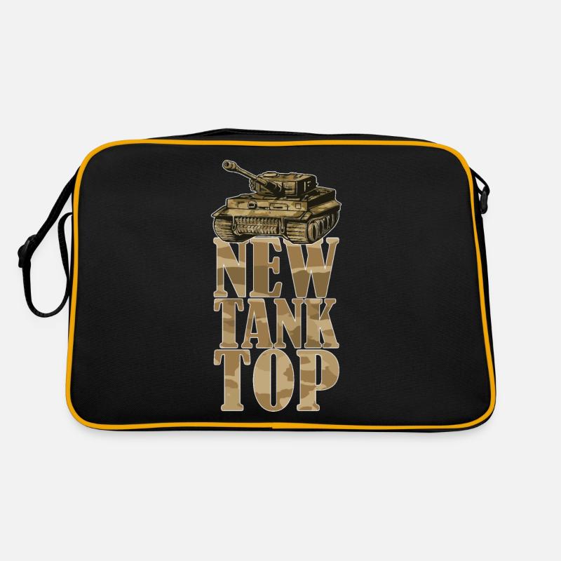 Panzer Panzerfahrer Spruch Militär Geschenk Retro Tasche
