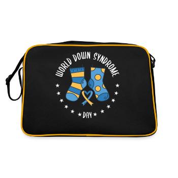 World Down Syndrome Day | Down syndrome consciousness - Retro Bag - black/gold - Back