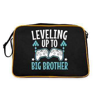 Leveling Up Tp Big Brother - Retro Bag - black/gold - Back