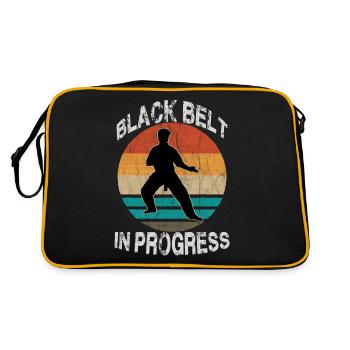 Cool vintage karaté MMA Retro Shotokan Karaté - Sac Retro - noir/or - Dos
