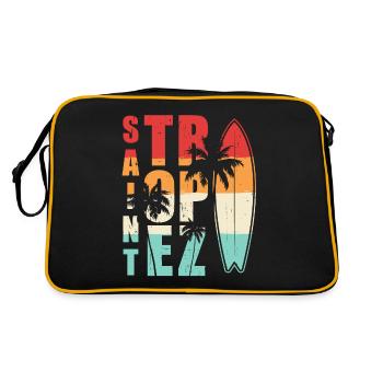Saint Tropez Surfing Summer - Sac Retro - noir/or - Dos