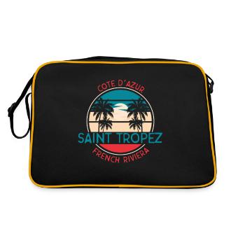 Saint Tropez Summer French Riviera - Sac Retro - noir/or - Dos