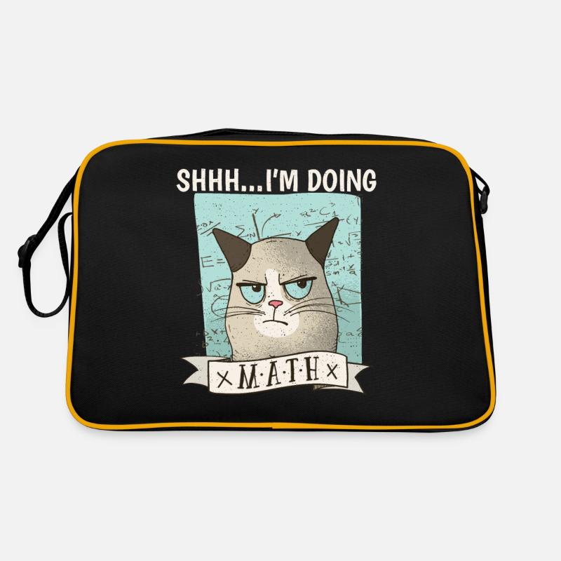 Shhh. J’ai fait de la math cat Sac Retro