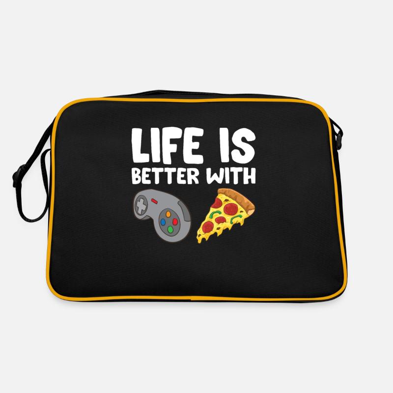 Funny Gaming Lover Life Is Better With Gaming Retro Bag