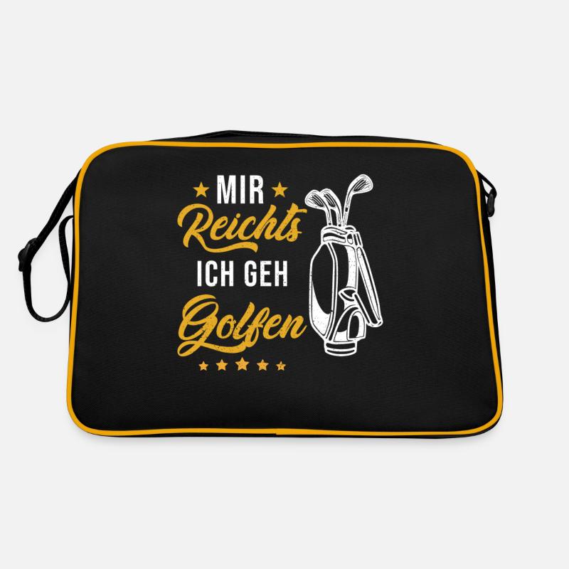 Golf Golfer Geschenk Retro Tasche