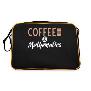 Coffee &Mathematics - Sac Retro - noir/or - Dos