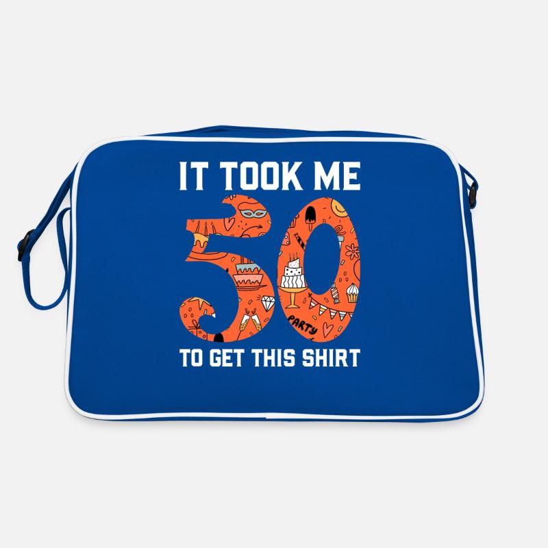 50. Geburtstag Retro Tasche