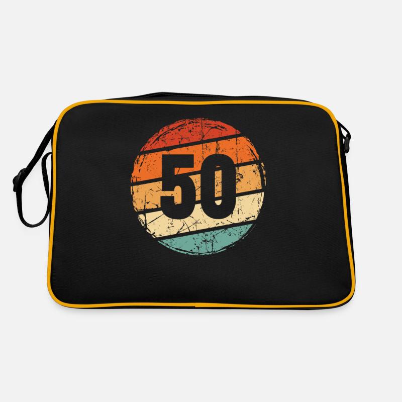 50. Geburtstag Retro Tasche