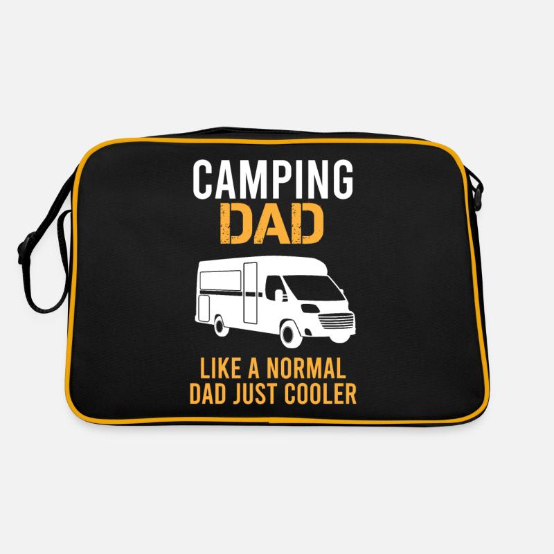 Camping Papa Spruch Camper Wohnmobil Van Geschenk Retro Tasche