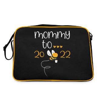 Maman To Bee 2022 Devenir mère - Sac Retro - noir/or - Dos
