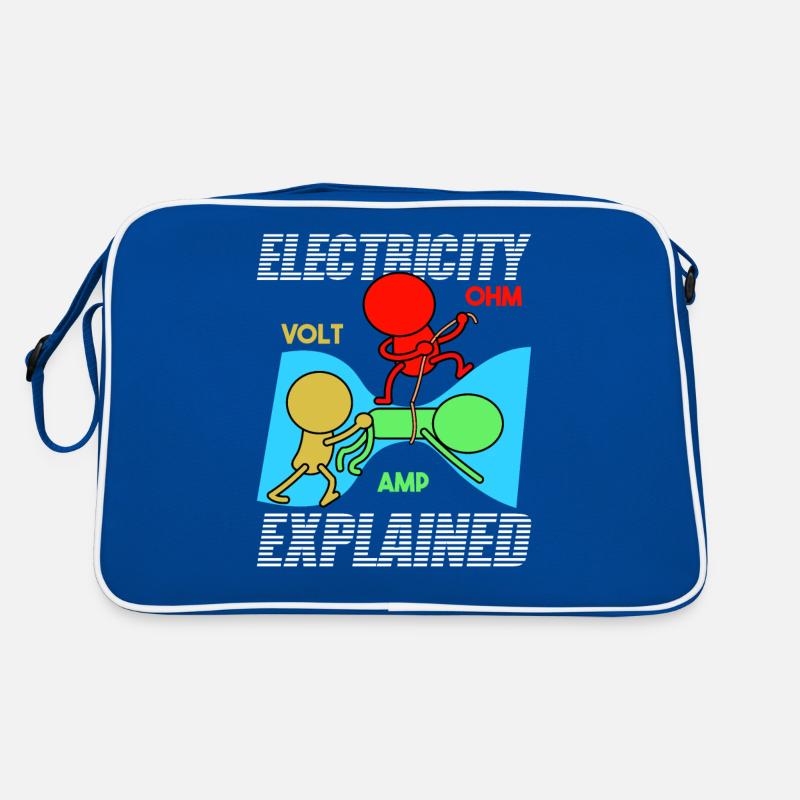 Electricity explains | Volt Ohm Ampere Physicist Retro Bag