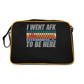 Je suis allé à AFK pour être ici | Away From Keys - Sac Retro - noir/or - Dos