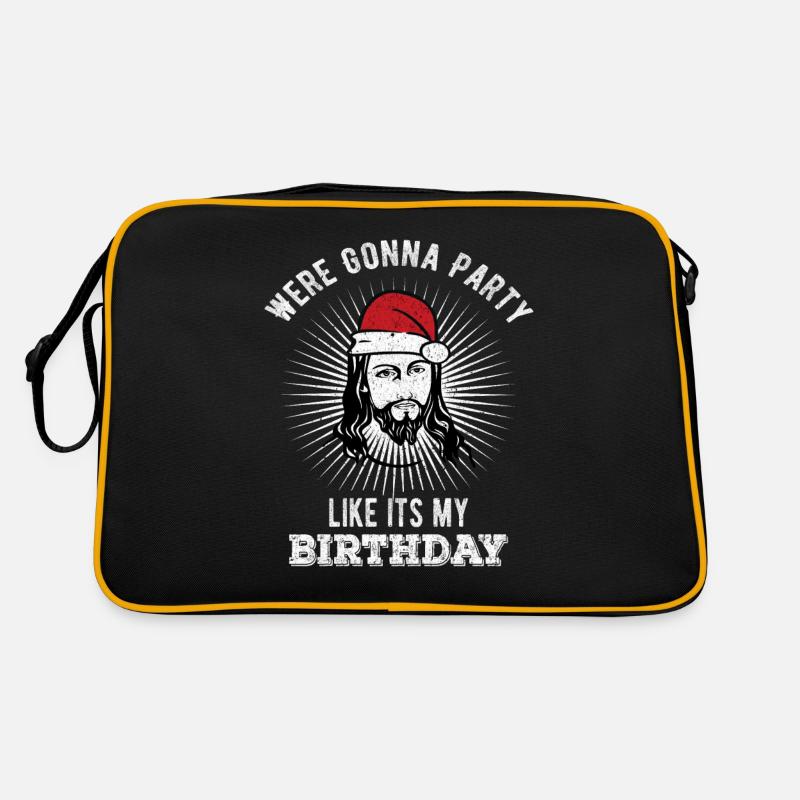 Noël amusant - Jésus-Christ Sac Retro