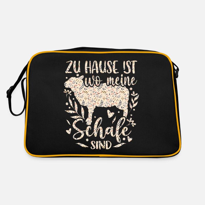 Sheep Sheep Sheep Shepherdess Retro Bag