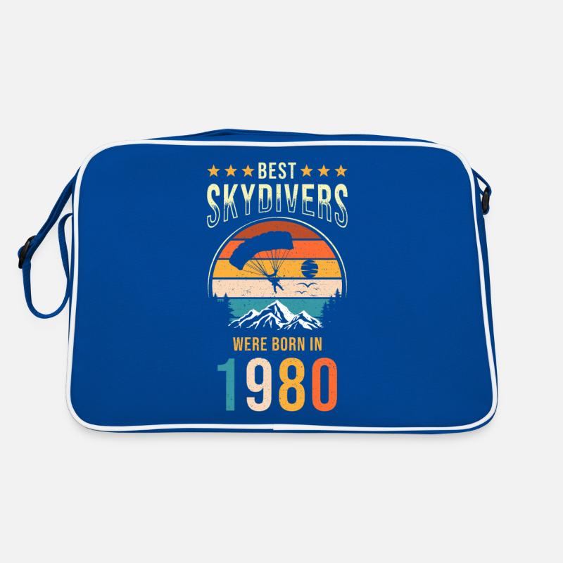 Fallschirmspringer Geschenk 1980 Retro Tasche