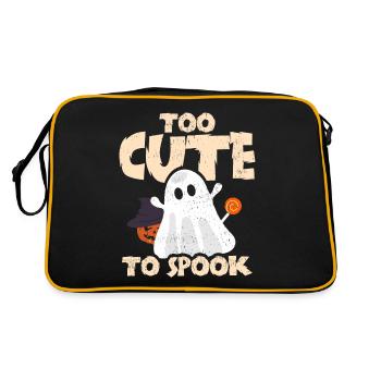 Halloween trop mignon pour effrayer - Sac Retro - noir/or - Dos