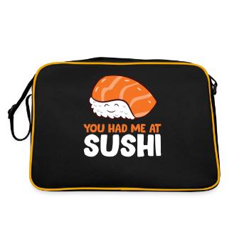 You Had Me At Sushi Love Sushi - Retro Bag - black/gold - Back