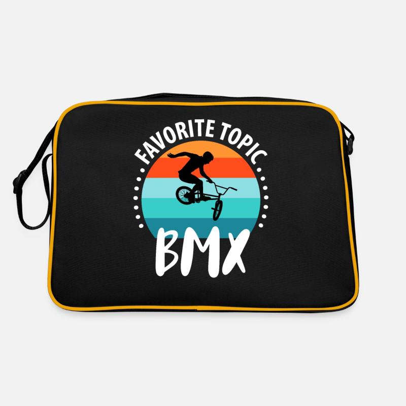 BMX - Retro Tasche - Schwarz/Gold