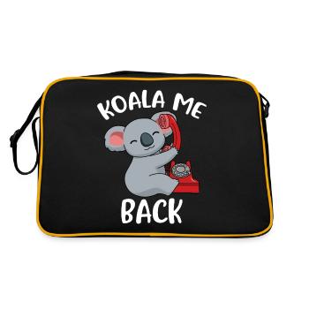 Koala Me Back Koala Cadeau - Sac Retro - noir/or - Dos
