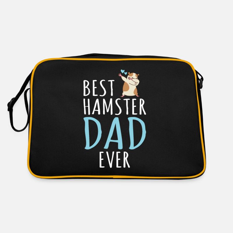 Best Hamster Dad Ever Retro Tasche