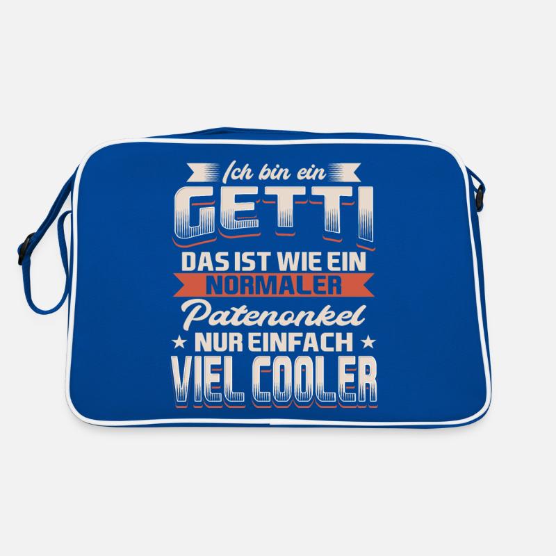 Getti Patenonkel Taufpate Retro Tasche