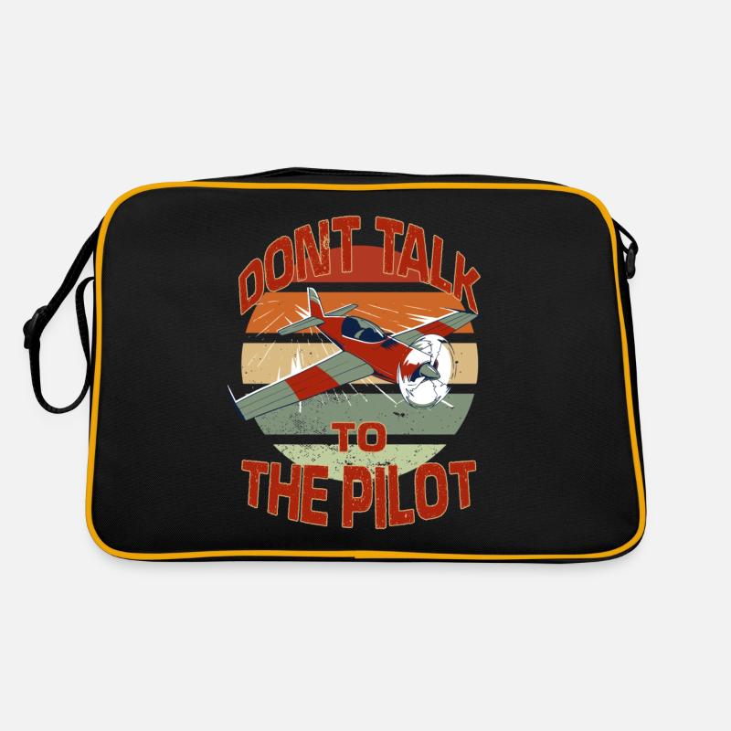 Airplane Model Maker Hobby Pilot Vintage Pilot Retro Bag