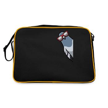 Éleveur de pigeons pigeons colombophile - Sac Retro - noir/or - Dos