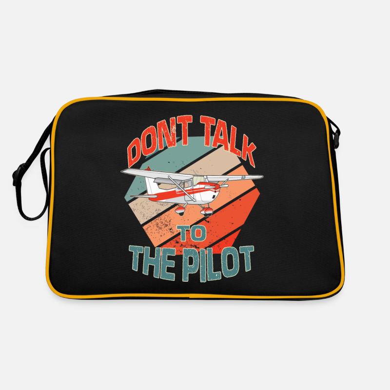 Retro Pilot Model Airplane Pilot Model Flight Retro Bag