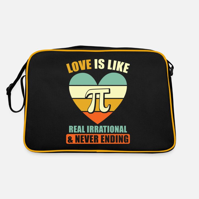 Pi Mathe Spruch Retro Tasche