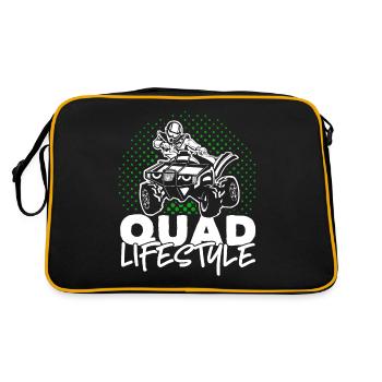 Quad ATV quad conduite tout-terrain quad conduite quad - Sac Retro - noir/or - Dos