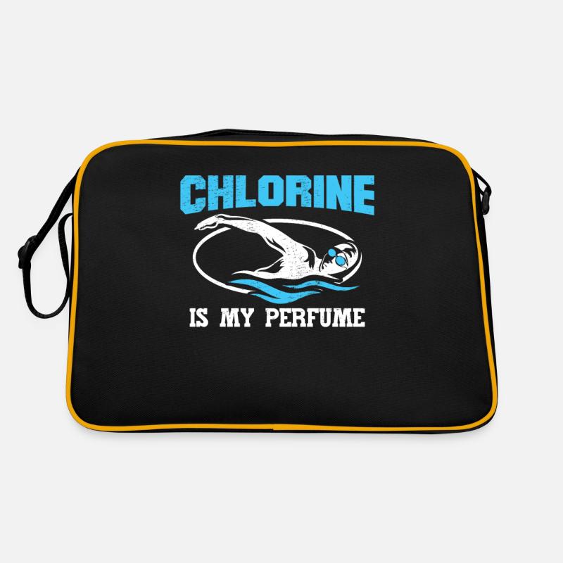 Schwimmtrainer Chlor ist mein Parfüm Retro Tasche