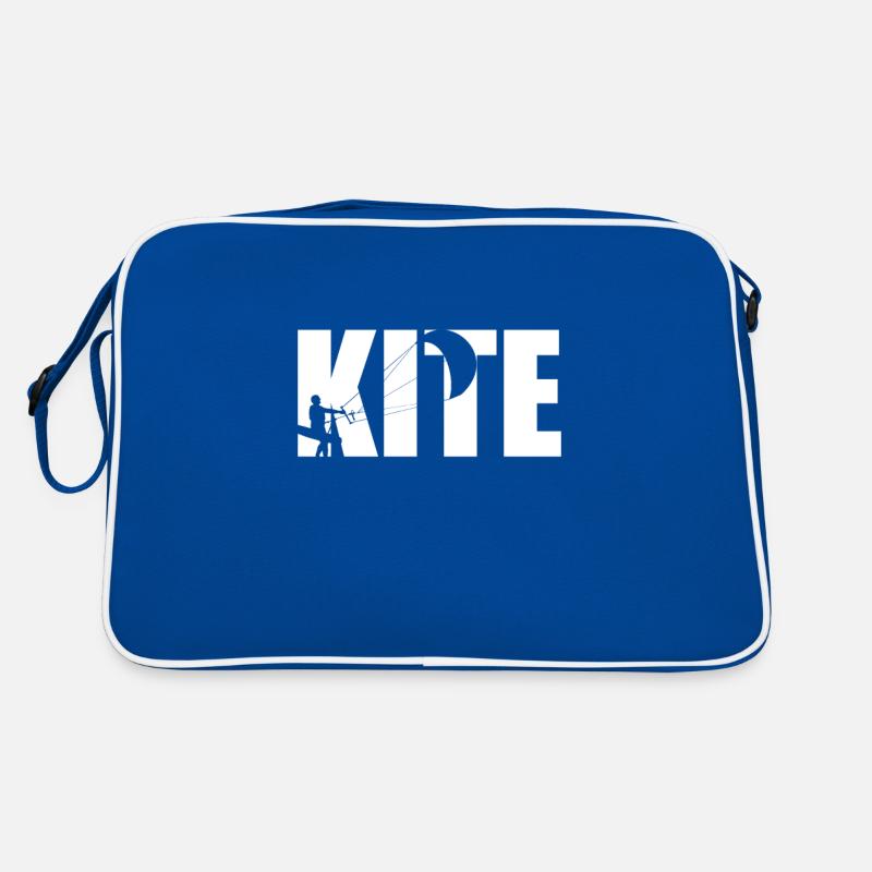 Kite Kiteboarding Kitesurfer cadeau Sac Retro