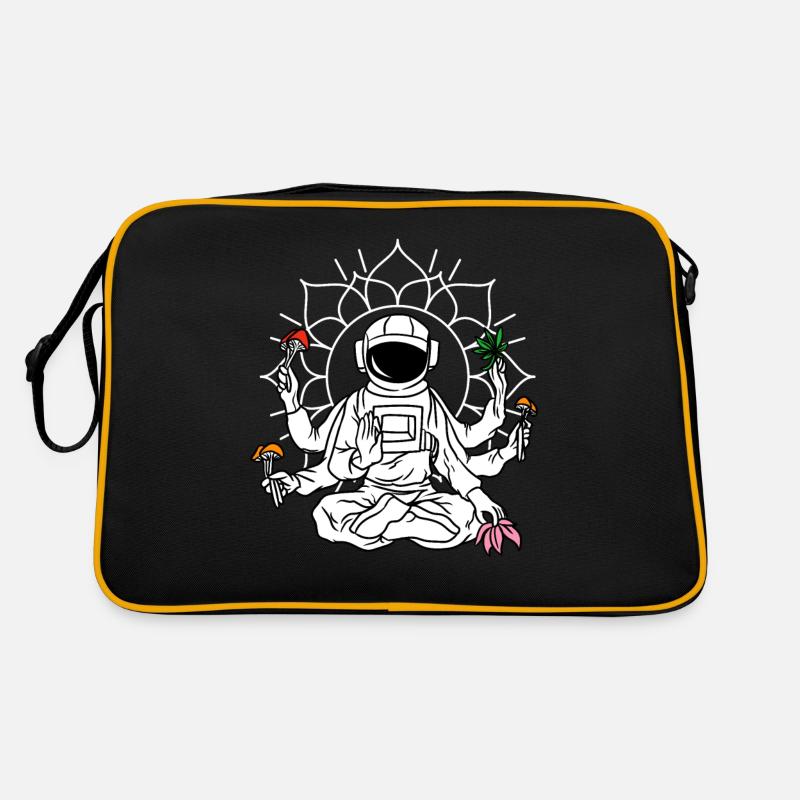 Astronaut Magic Mushrooms Psychedelic LSD Retro Tasche