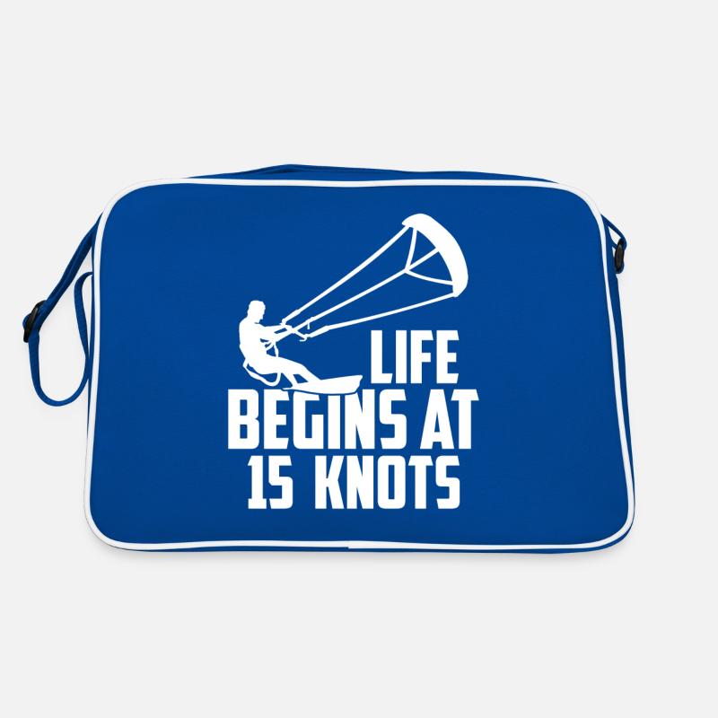 Kite Kiteboarding Kitesurfer cadeau Sac Retro