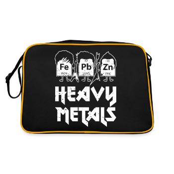 Heavy Metals Chimie Métaux lourds Musique Geek - Sac Retro - noir/or - Dos